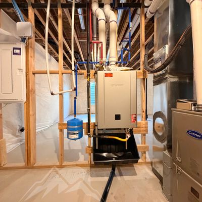Professional utility room plumbing installation in Utah